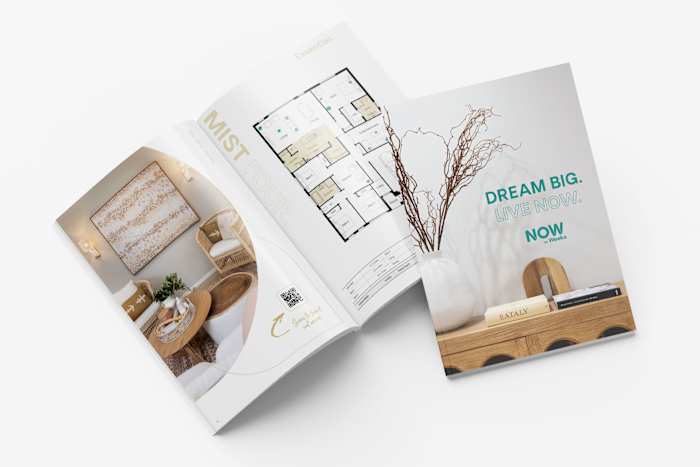Now Homes brochure mock up