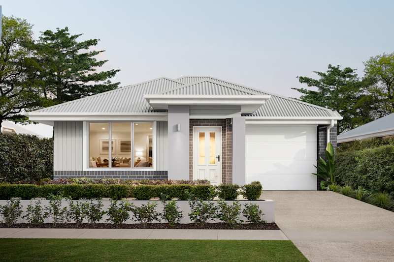 Brisk Two house design with Haven facade in Classic Hamptons style