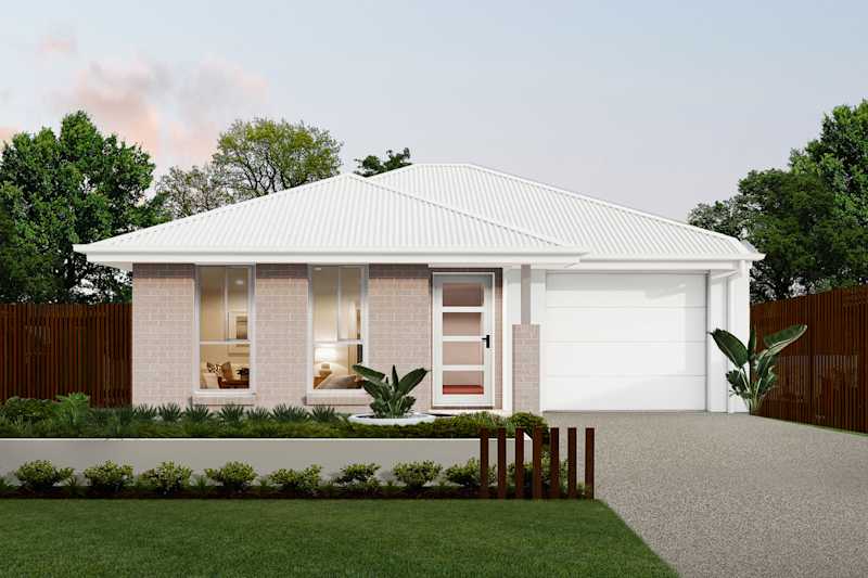 Brisk Two house design with Serenity facade in Contempo Modern style