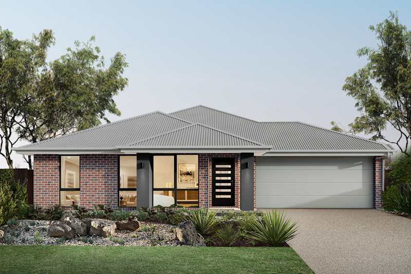 Aspire Four house design with Abode facade in Urban Industrial style