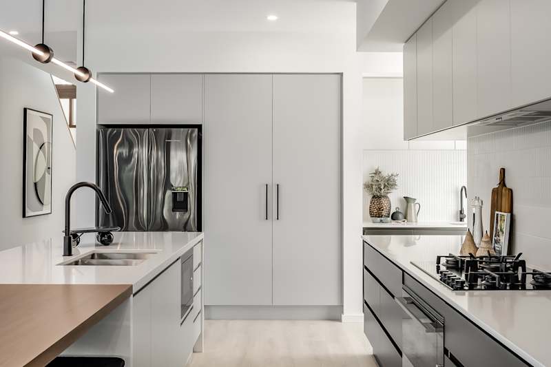 Cumberland 38 house design kitchen detail in Contempo style