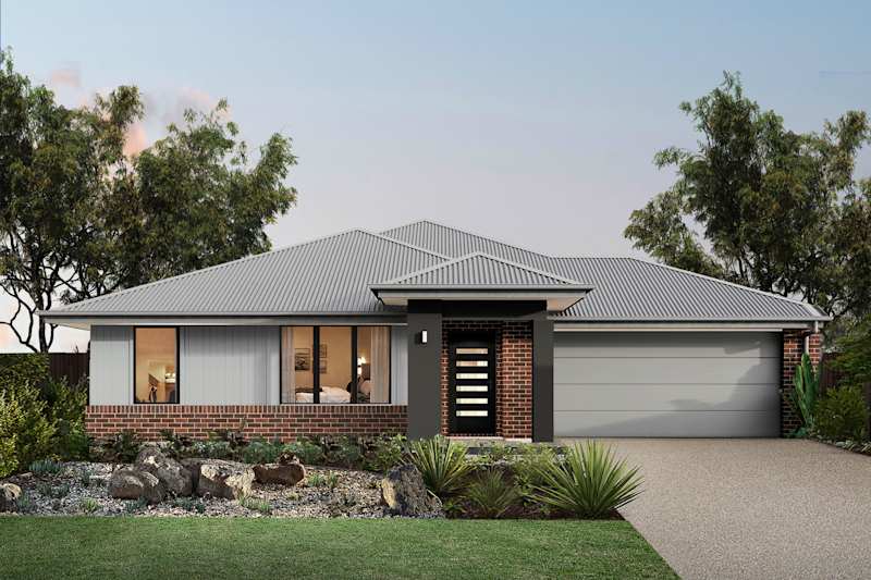 Aspire Two house design with Haven facade in Urban Industrial style