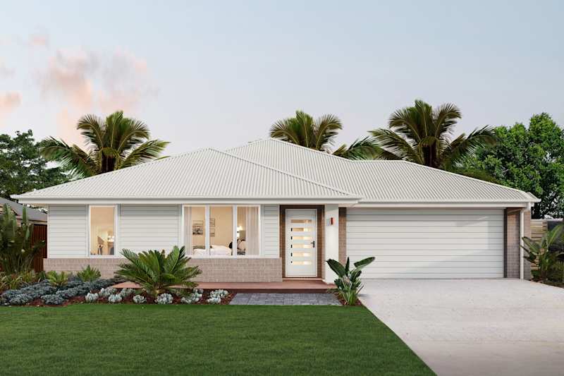 Aspire Two house design with Sanctuary facade in Coastal Modern style