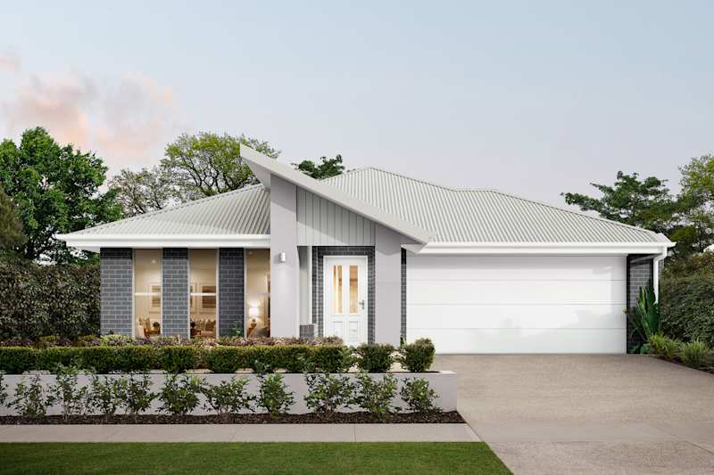 Dawn Two house design with Escape facade in Classic Hamptons style