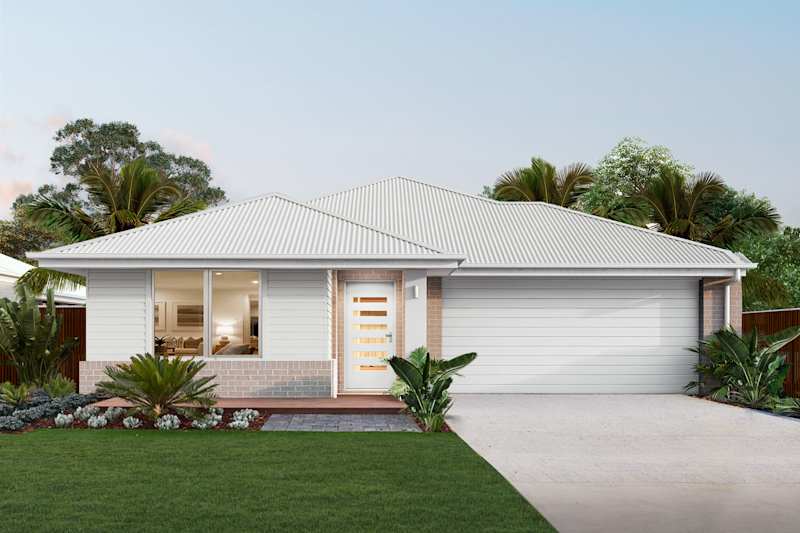 Dawn Two house design with Sanctuary facade in Coastal Modern style