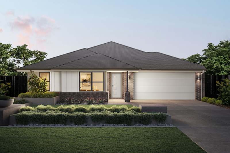Erindale 22 house design with Country facade