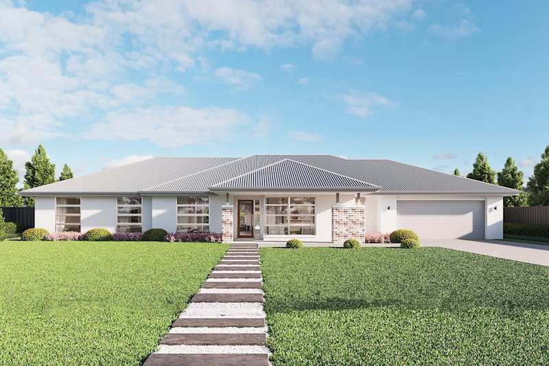 Bridgewater Executive house design with Contemporary facade