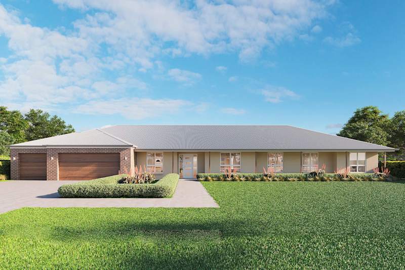 Inglewood Executive Lodge house design with Classic facade