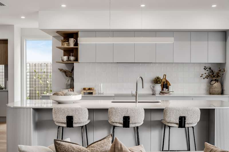 Eastwood 37 house design kitchen - Bulkhead