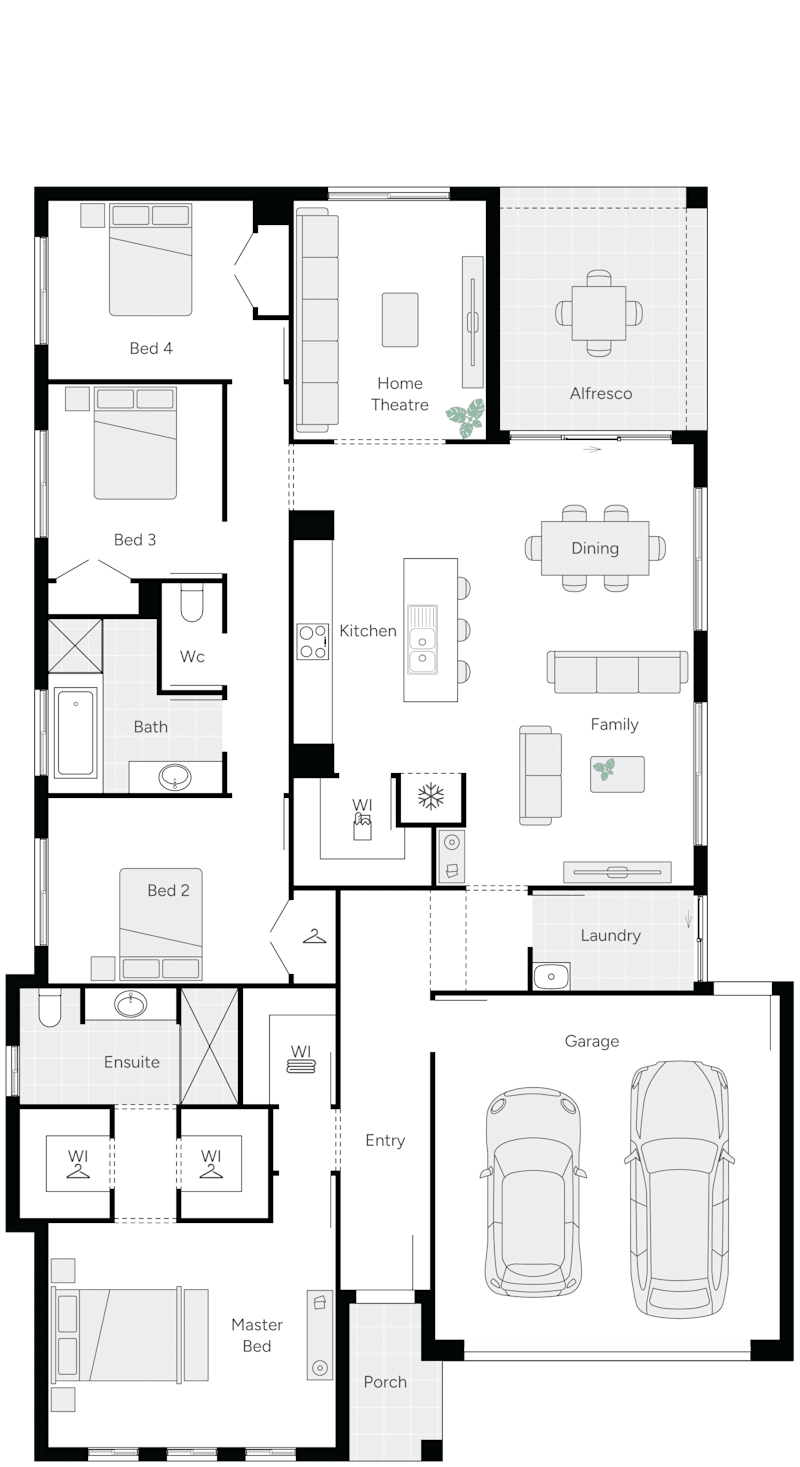 Burbridge 26 Single Storey House Floor Plan