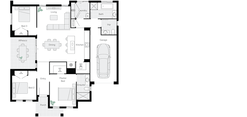 Gilberton 26 Single Storey House Floor Plan