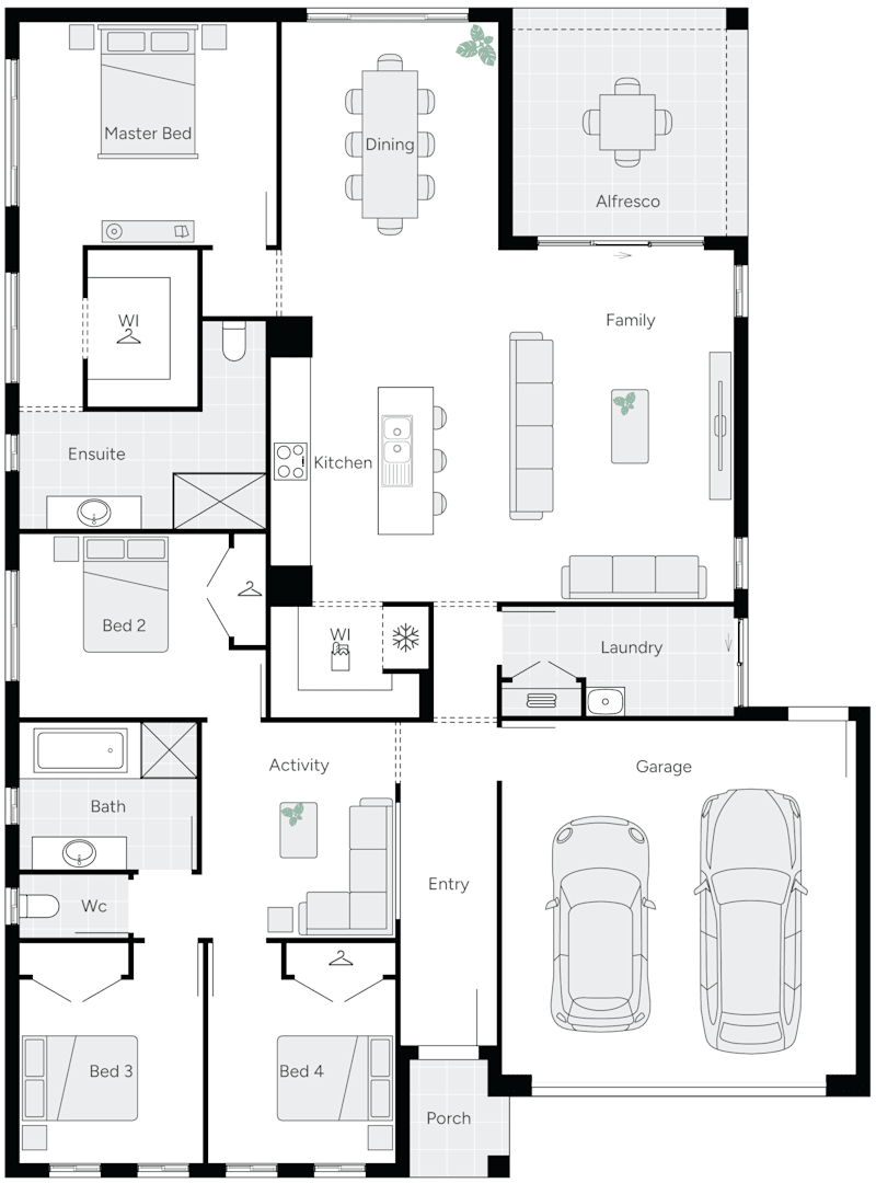 Riverton 26 Single Storey House Floor Plan
