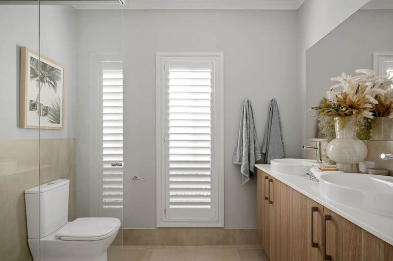 Eclipse Four house design ensuite in Coastal style