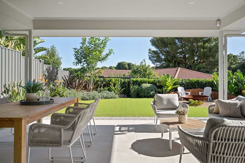 Eclipse Four house design alfresco in Coastal style