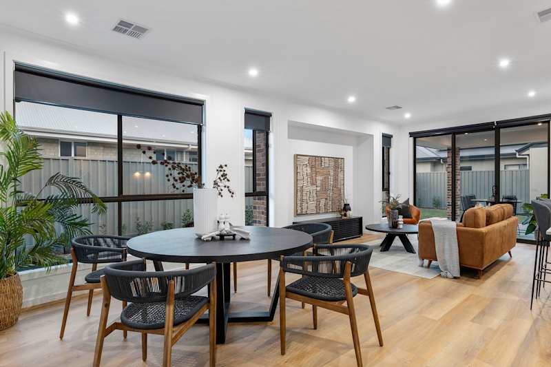complete by weeks internal image of dining and living
