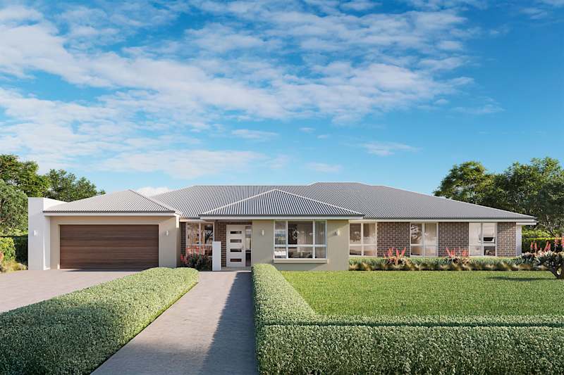 Lenswood Grande house design with Classic facade