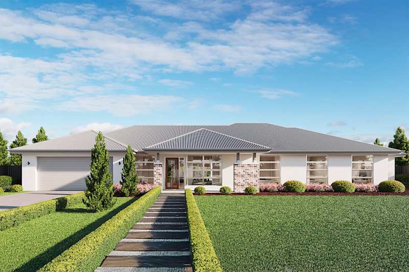 Lenswood Grande house design with Contemporary facade