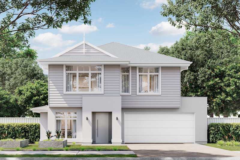 Semaphore 33 home design with Hamptons facade