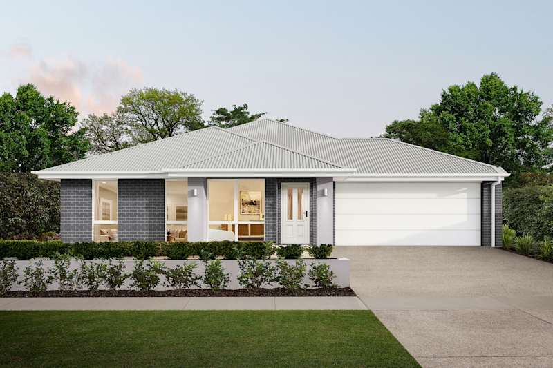 Dune Four House Design Abode Facade in Classic Hamptons Style
