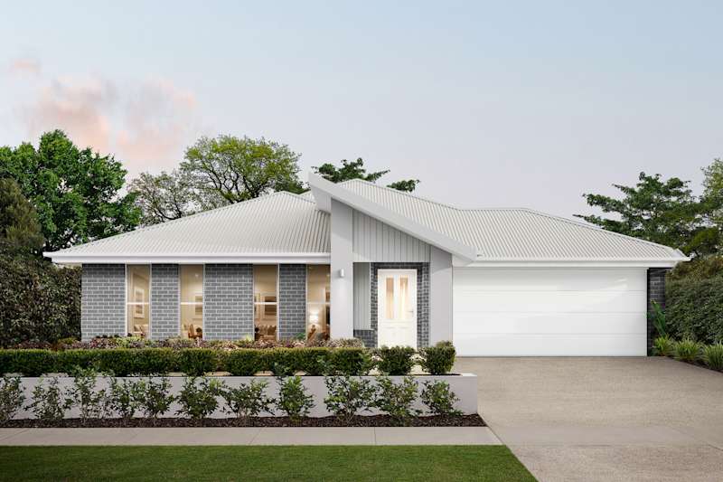 Dune Four House Design Escape Facade in Classic Hamptons Style