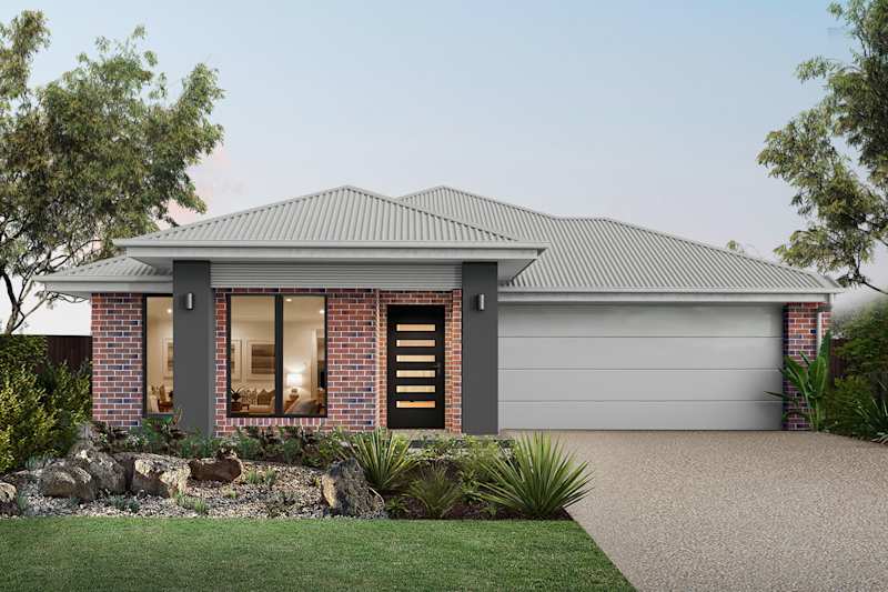 Dawn Four house design Retreat Facade in Urban Industrial style