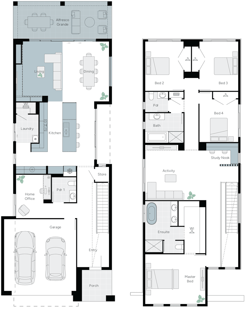 as displayed floorplan