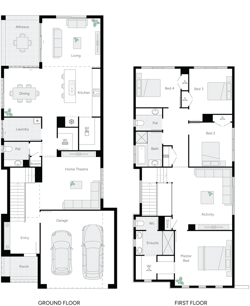 Hartley 33 Double storey home design