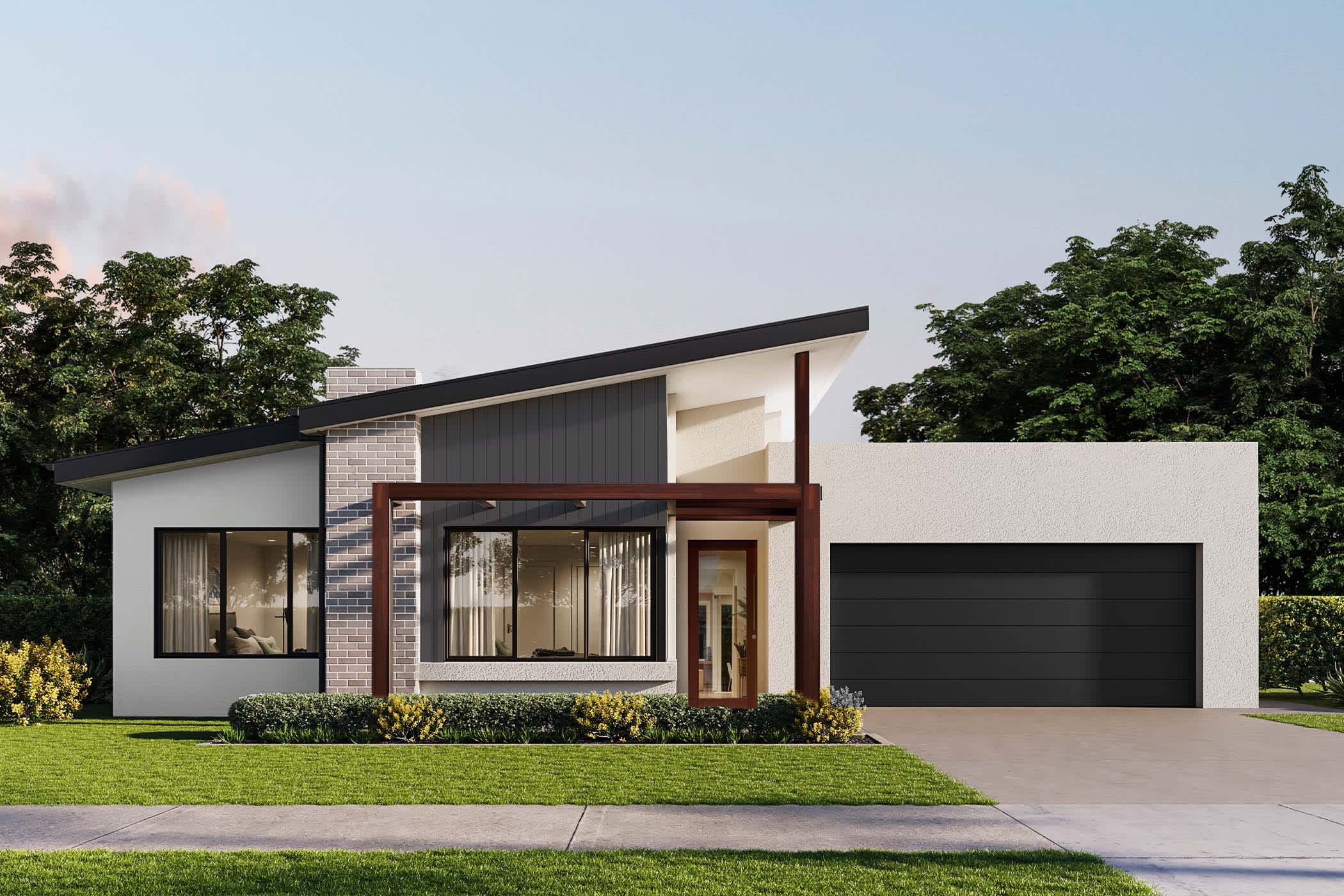 Leabrook 28 house design with Urban facade