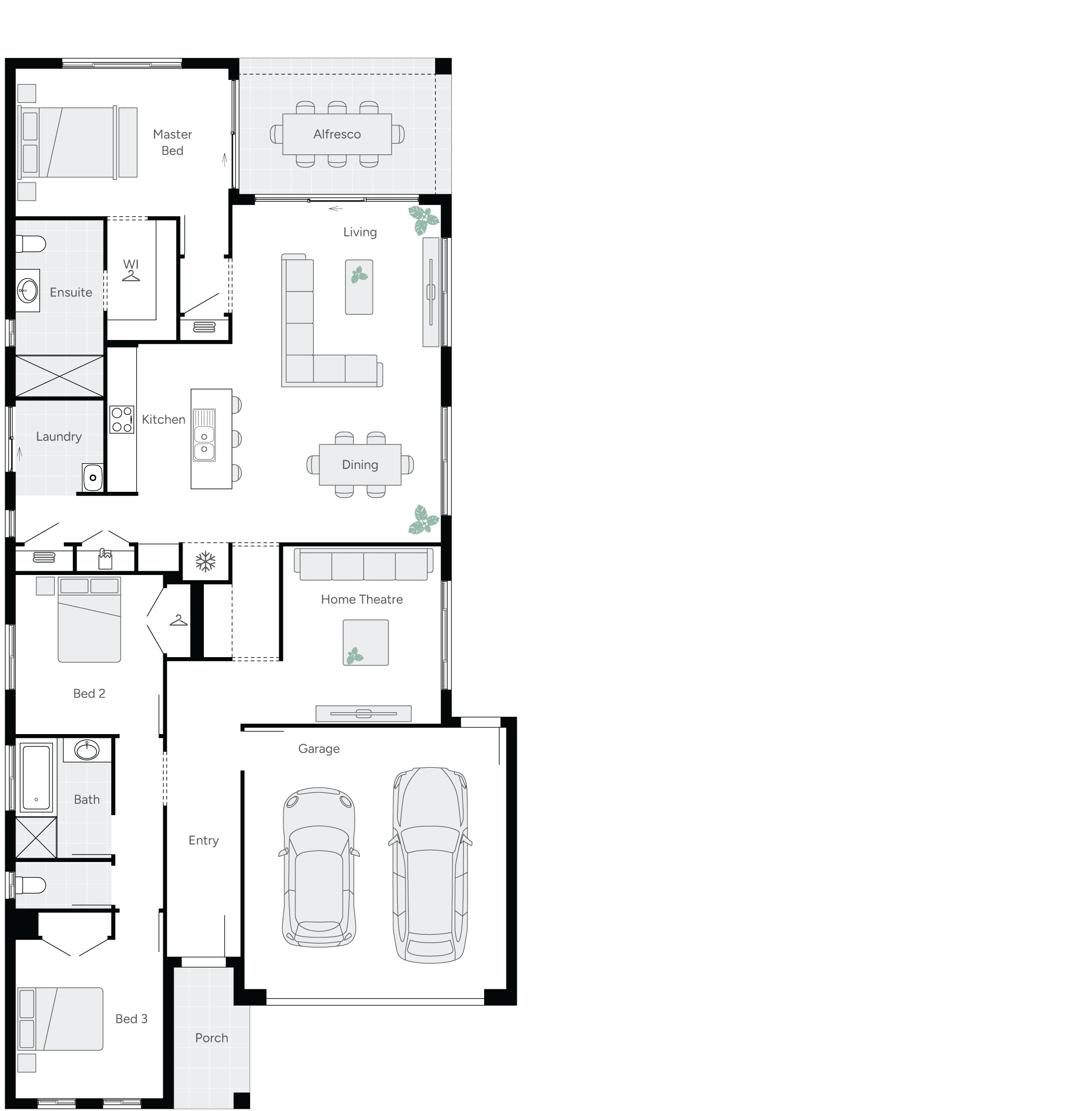 Auldana 24 Single Storey House Floor Plan