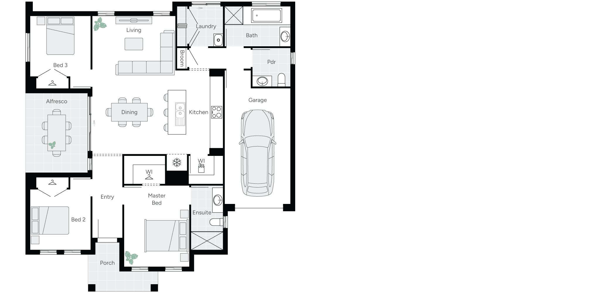 Gilberton 26 Single Storey House Floor Plan