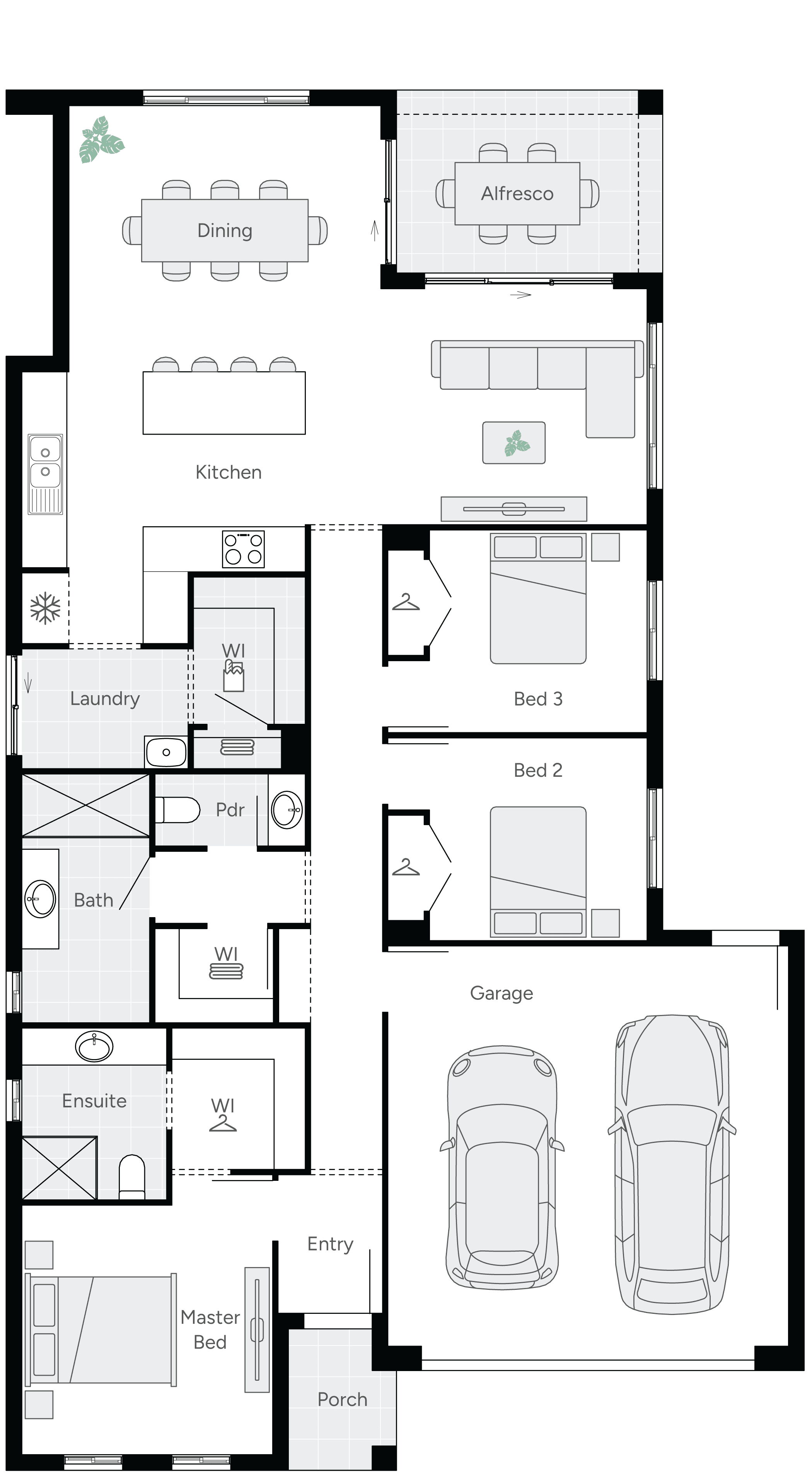Kersbrook 21 Single Storey House Floor Plan