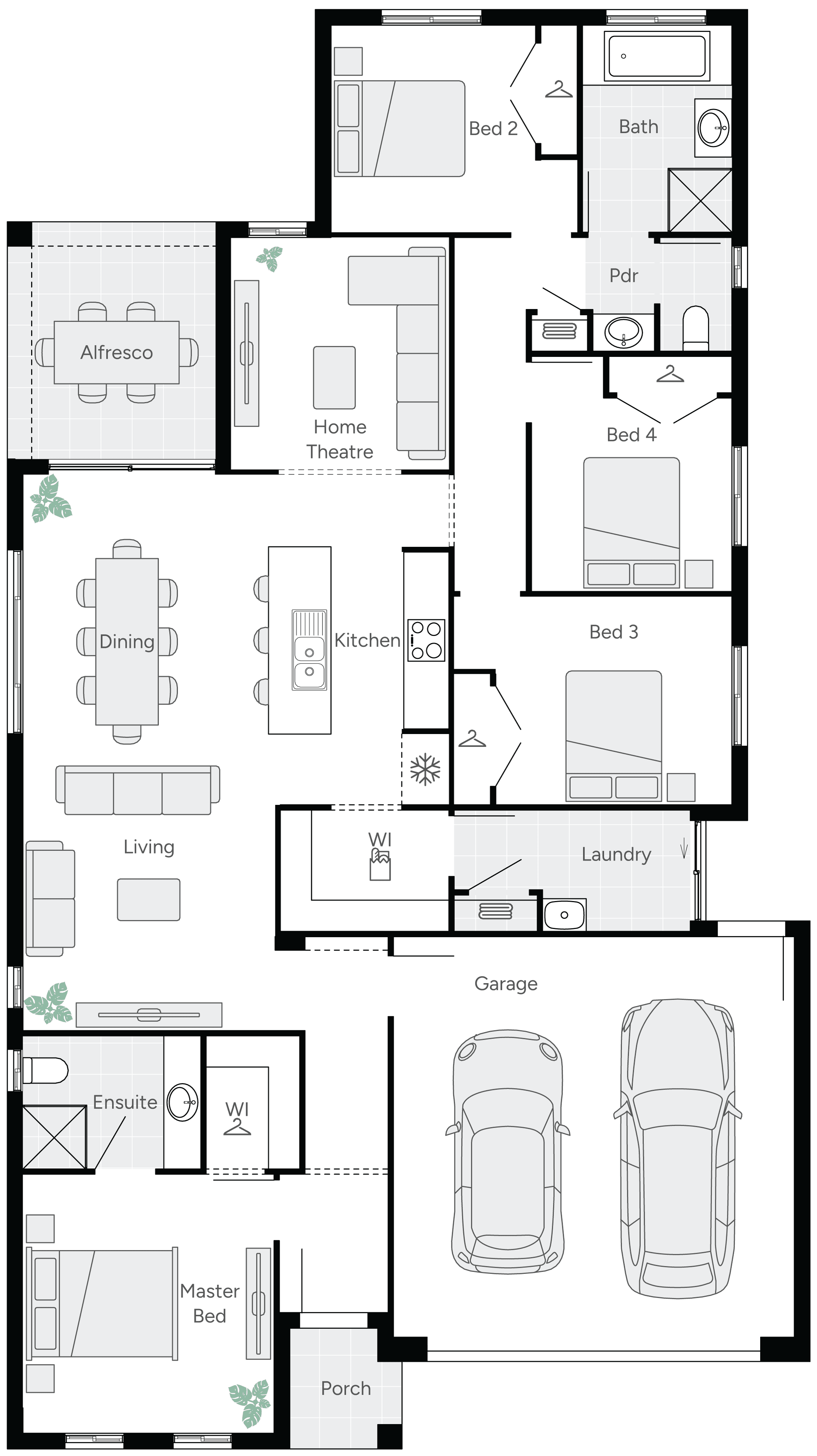 Lyndoch 22 Single Storey House Floor Plan