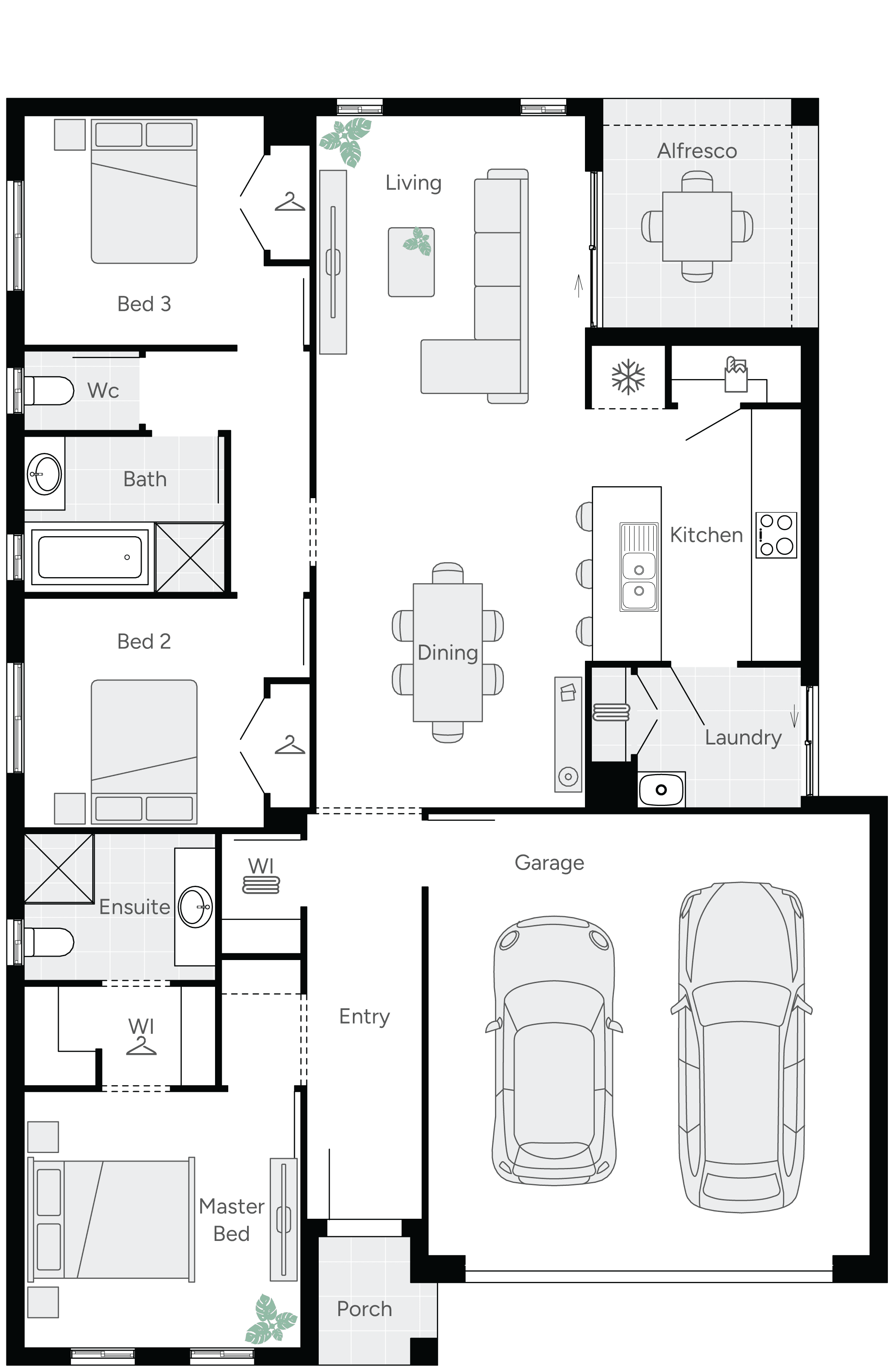 Skye 19 single storey home design floorplan